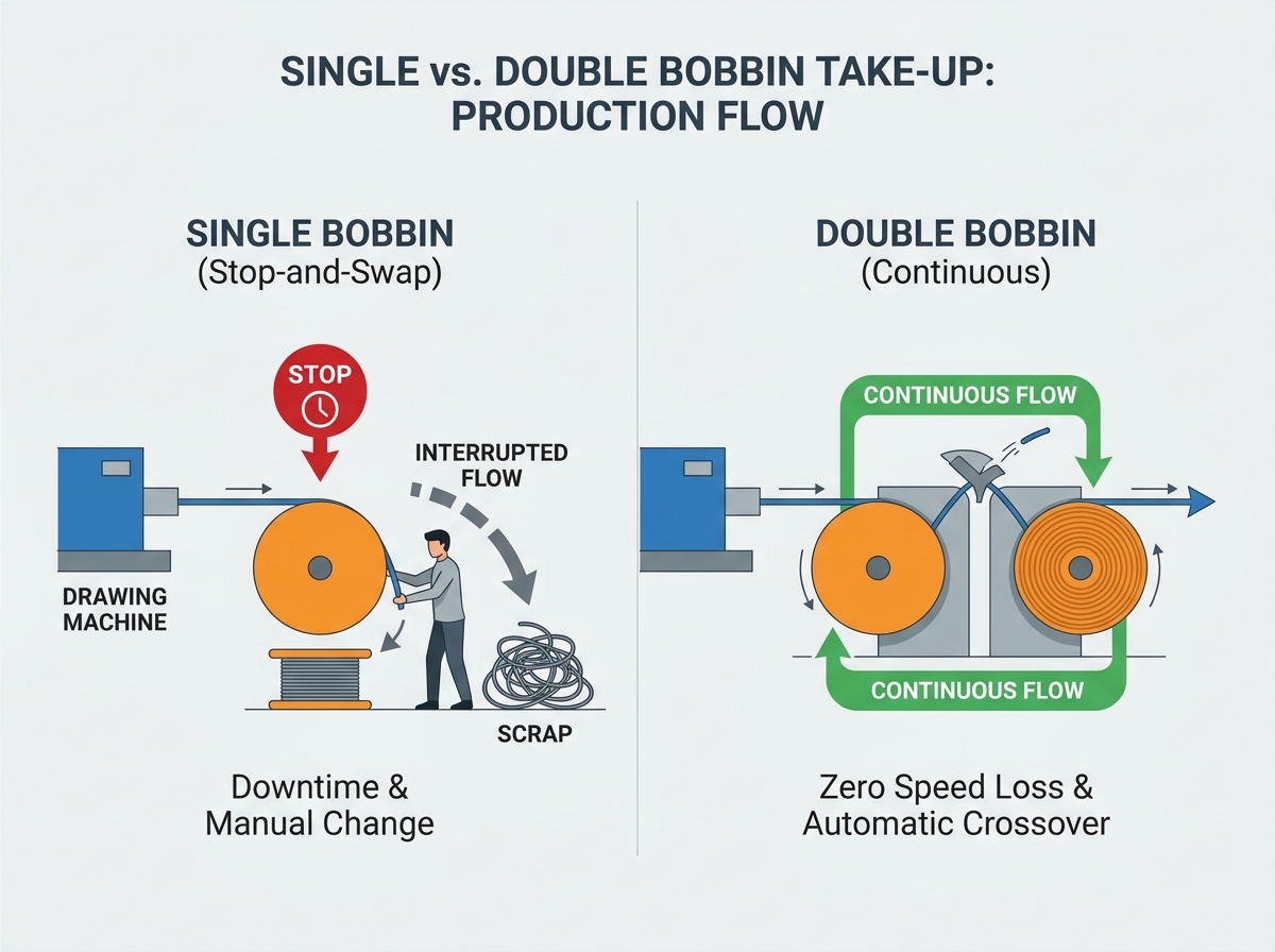 آلة تناول بكرة مفردة مقابل مزدوجة